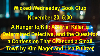 Wicked Wednesday book club November at 5:30